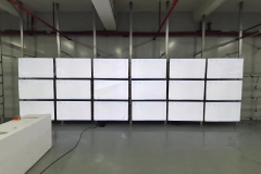 white color panel test lcd video wall