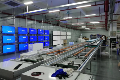 workshop manufacture line overview lcd video wall