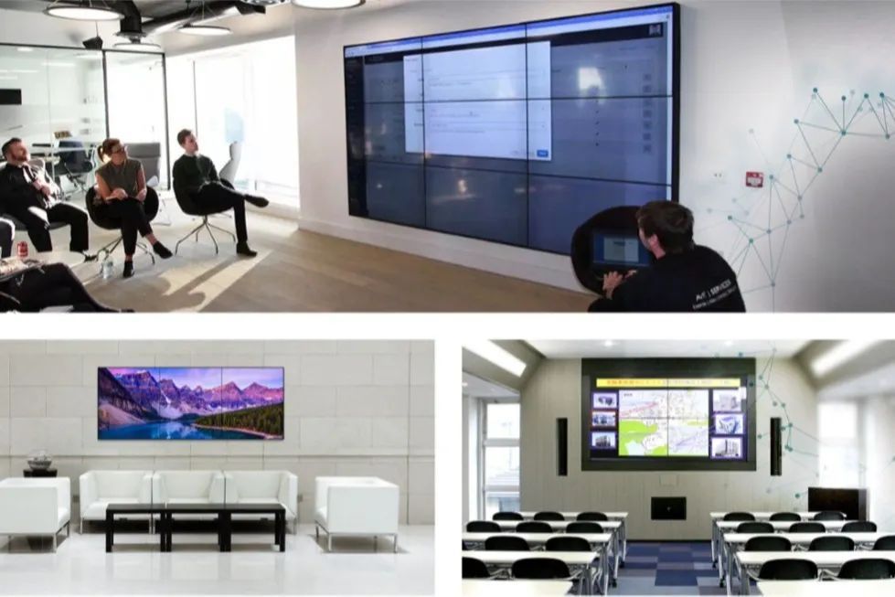 lcd video wall for productivity