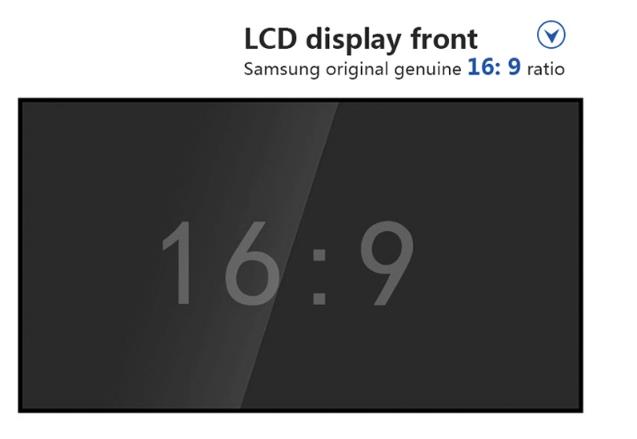 samsung panel ratio