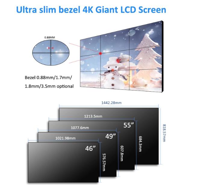 ultra 4k bezelless lcd display