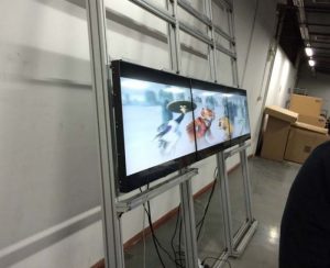 video wall installation